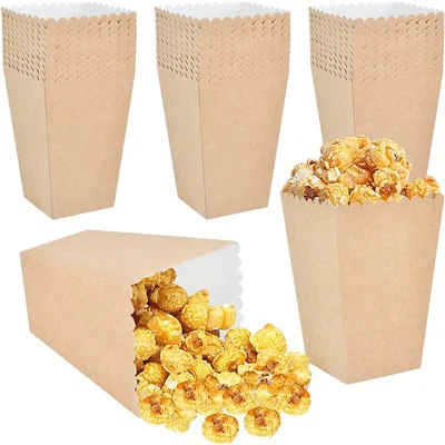 Kraft Popcorn Boxes
